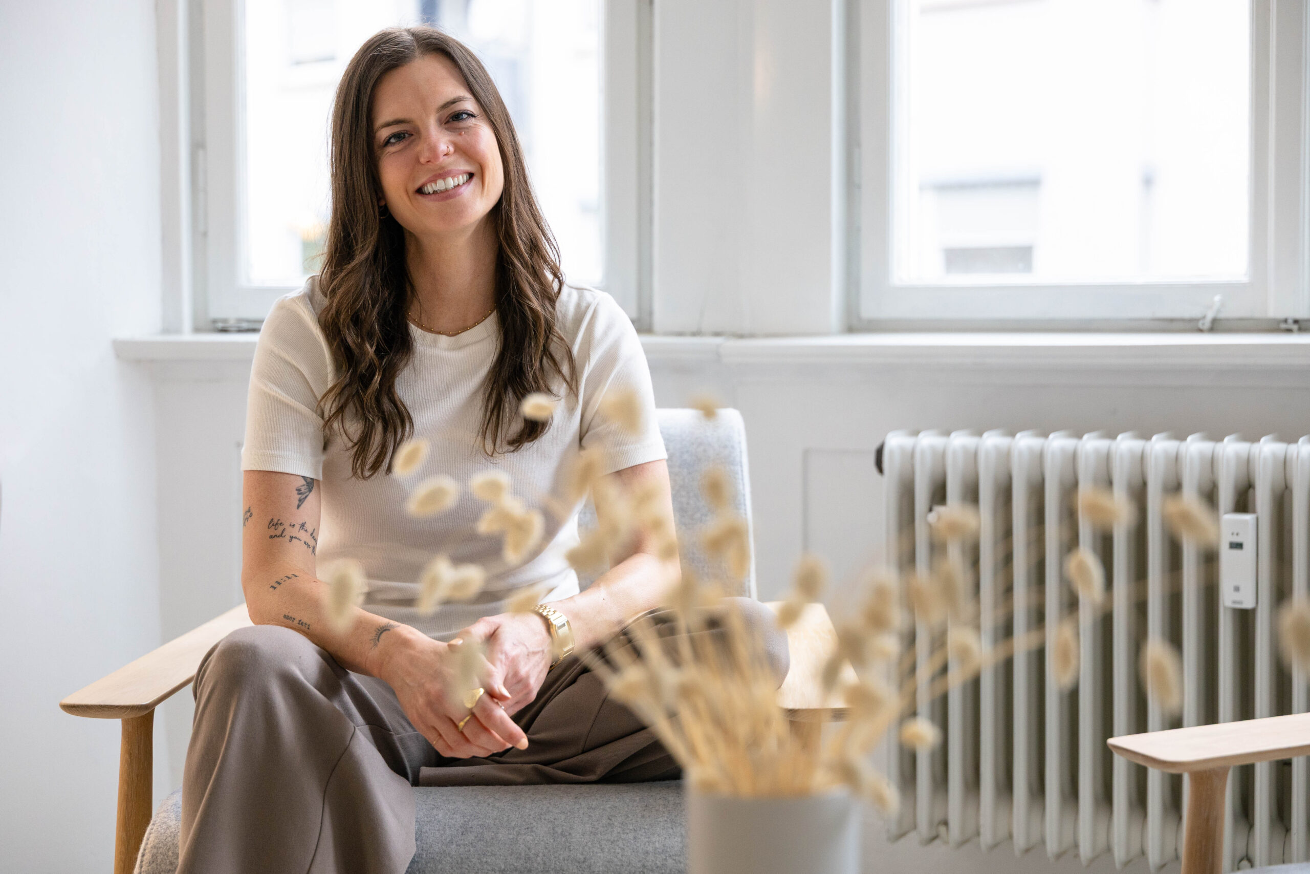 Portraitfotografie für Centree – Yoga-Lehrerin, Auftragsarbeit Stuttgart